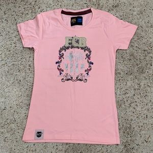 FC Barcelona Women’s T-Shirt Pink Glitter